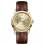 Disney Ingersoll ID00202 Ladies Watch The New Haven Union Quartz Stainless Steel Polished Dial Cream Strap Strap  Color  Brown